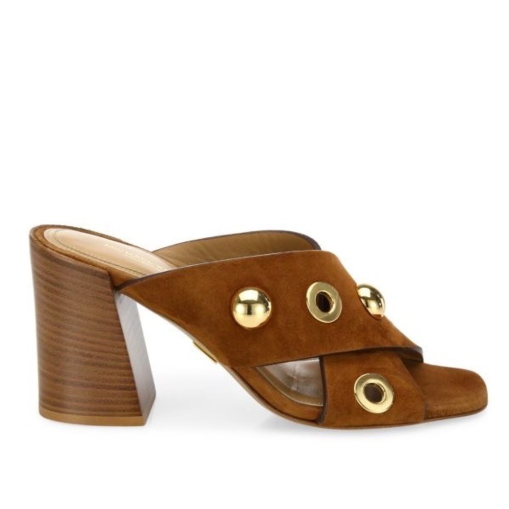 MICHAEL Kors Collection Suede Studded Mules